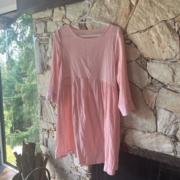 Lightweight Simple Pink Dress - Picture 1 of 4